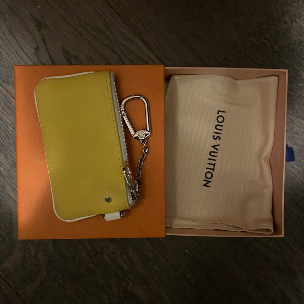 Louis Vuitton Yellow Chain Wallet